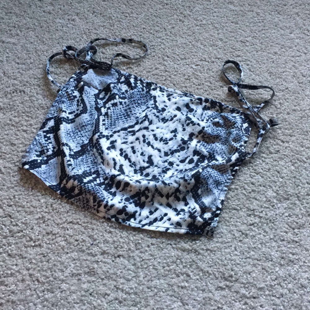 Princess Polly Jura snakeskin top